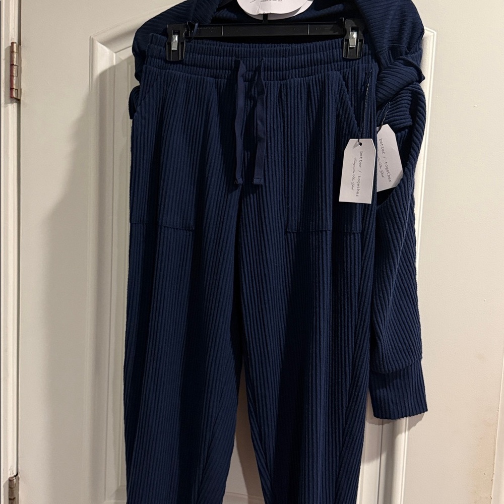 Together Black Ribbed Knit Set - Picture 5 of 5